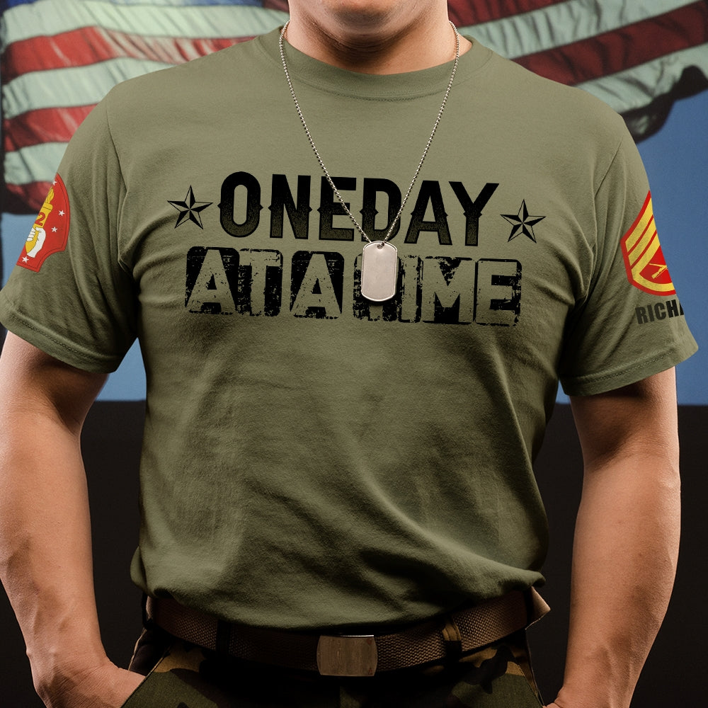 Custom Military Rank 3D Shirt for Veterans - Inspirational Design