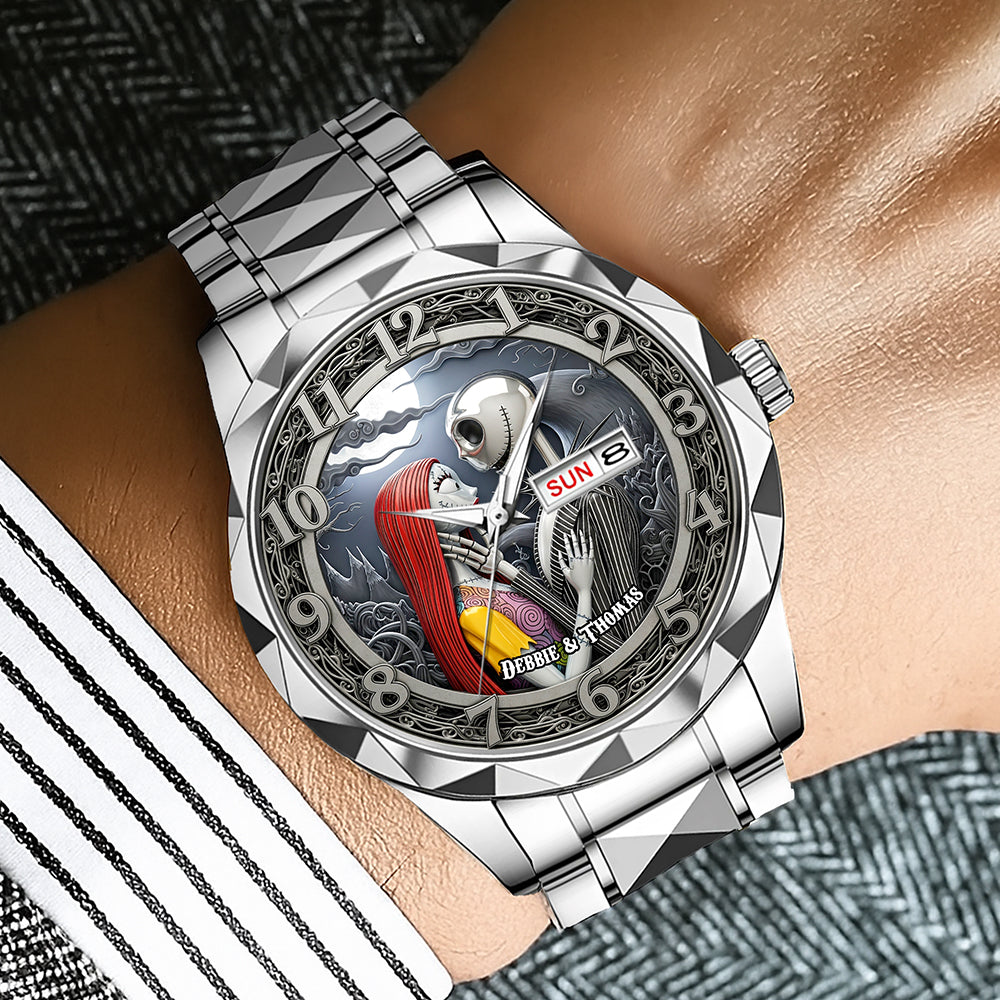 Love Never Dies - Personalized Couple Stainless Steel Watch Men's Watch PopCulturePrints