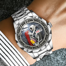 Load image into Gallery viewer, Love Never Dies - Personalized Couple Stainless Steel Watch Men's Watch PopCulturePrints
