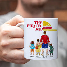 Load image into Gallery viewer, Custom Pirate Dad Coffee Mug - Perfect Father&#39;s Day Gift Coffee Mug PopCulturePrints
