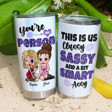 Load image into Gallery viewer, Custom &#39;Classy Sassy and a Bit Assy&#39; Tumbler - Personalized Gift Tumbler Cup PopCulturePrints
