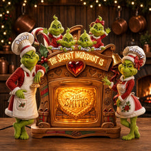 Load image into Gallery viewer, The Secret Ingredient is Family – Personalized Christmas Baking Acrylic Light Box

