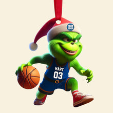 Load image into Gallery viewer, Custom Basketball Fan Christmas Ornament Ornament PopCulturePrints

