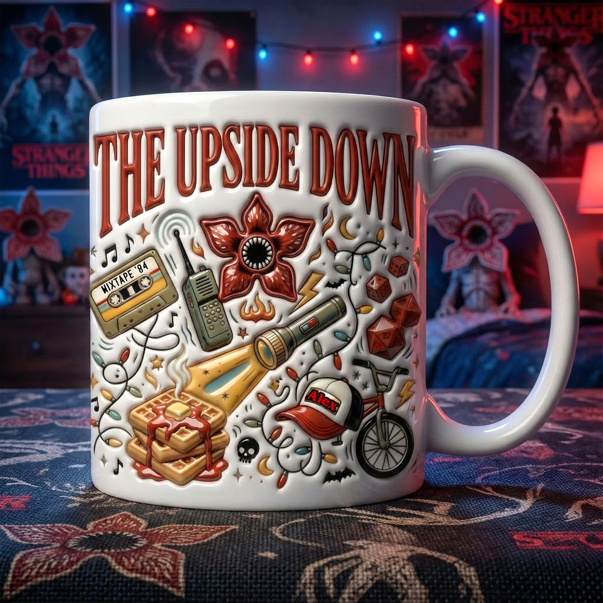 “Step Into the Dark Parallel” - Dark Parallel World Coffee Mug - Personalized Gift for Pop Culture Enthusiasts Coffee Mug PopCulturePrints