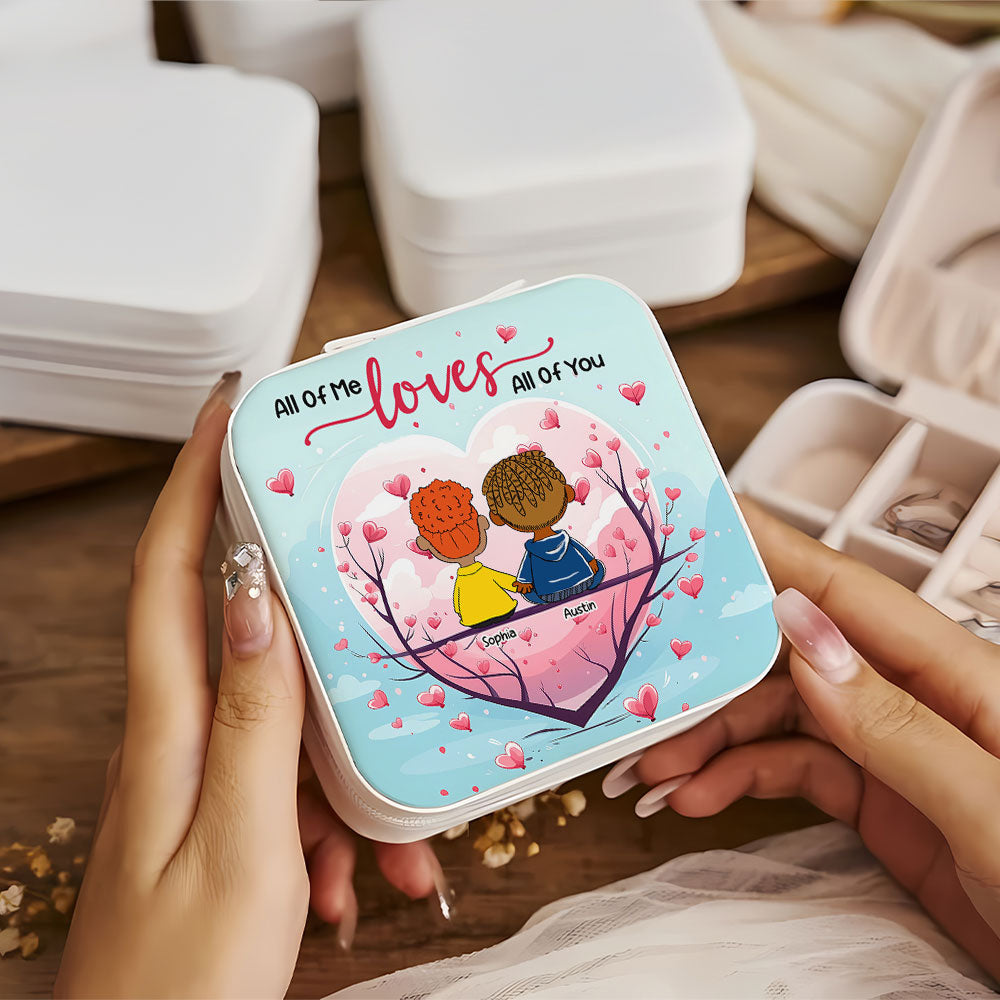 Personalized Couple Jewelry Box - All Of Me Loves All Of You Jewelry Box PopCulturePrints