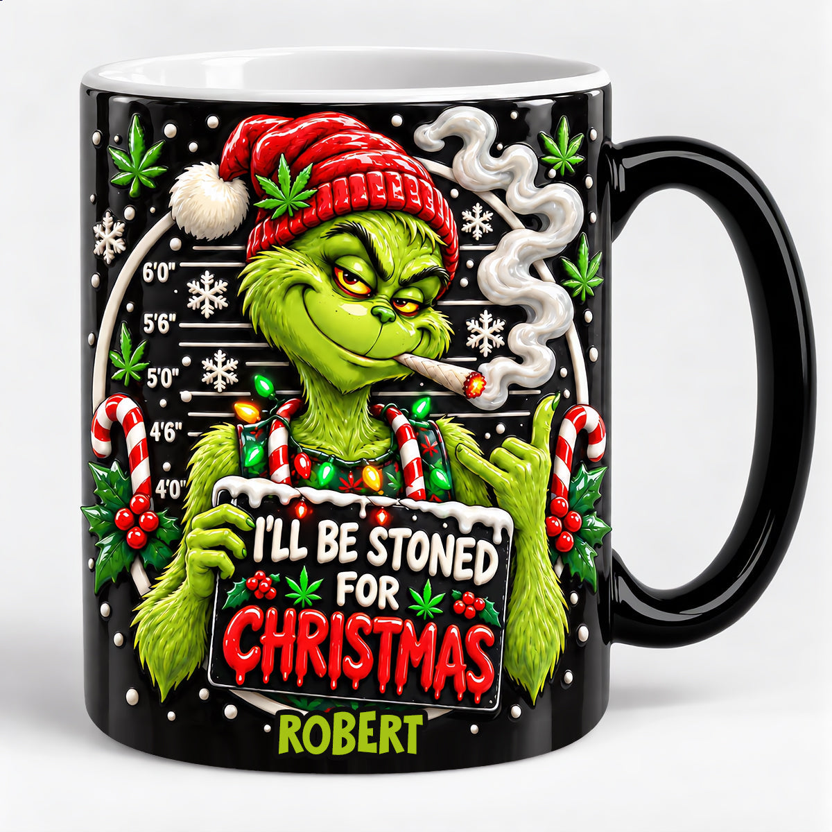 I'll Be Stoned For Christmas - Personalized Magic Mug for Stoners