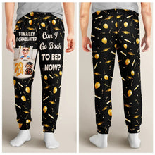 Load image into Gallery viewer, Finally I Graduated, Can I Go Back To Bed Now? - Personalized Sweatpants - Perfect Gift for Moms and Grandmas Sweatpants PopCulturePrints
