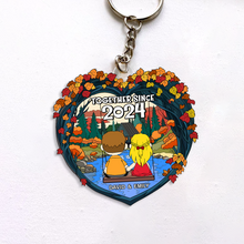 Load image into Gallery viewer, Personalized Couple Keychain - Together Since 2016 Keychains PopCulturePrints
