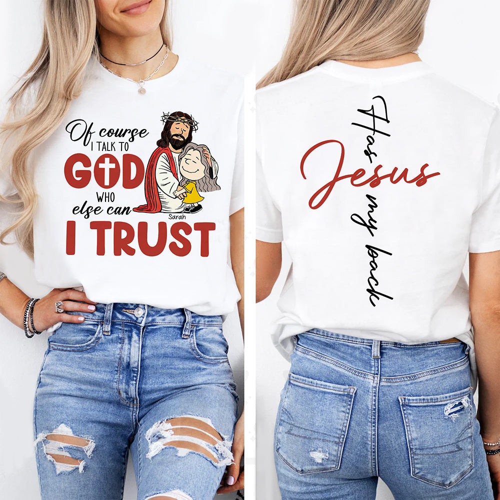 Personalized Jesus Trust Shirt for Christians Shirts PopCulturePrints