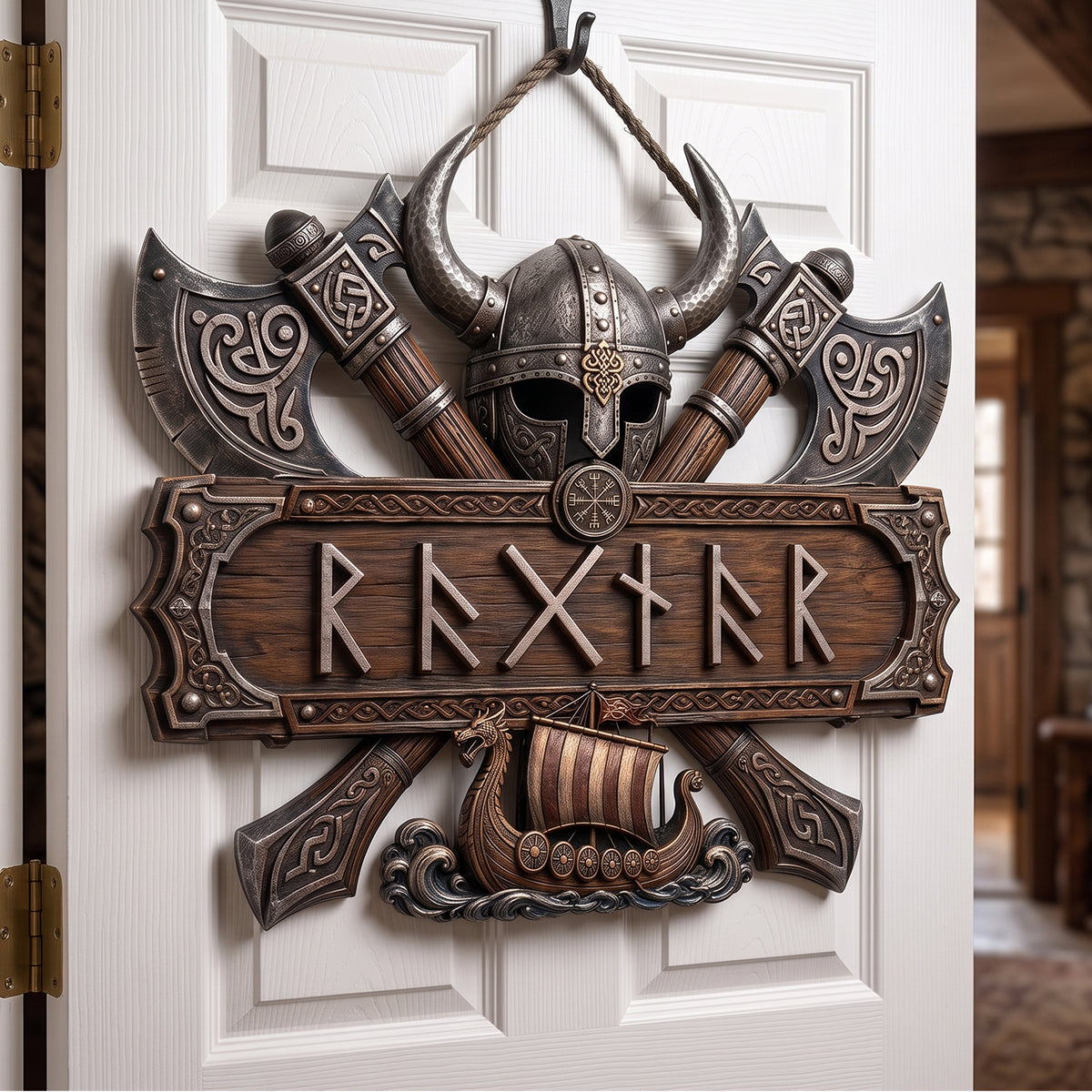 Viking Style Acrylic Sign - Personalized Gifts For Warriors 04NATN100726 Acrylic Sign PopCulturePrints