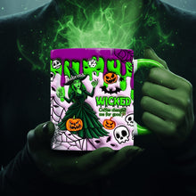 Load image into Gallery viewer, Wicked Spooky Spellcaster Coffee Mug - Personalized Gifts for Horror Lovers Coffee Mug PopCulturePrints

