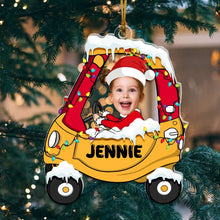 Load image into Gallery viewer, Personalized Kid&#39;s Christmas Ornament - Festive Photo Gift
