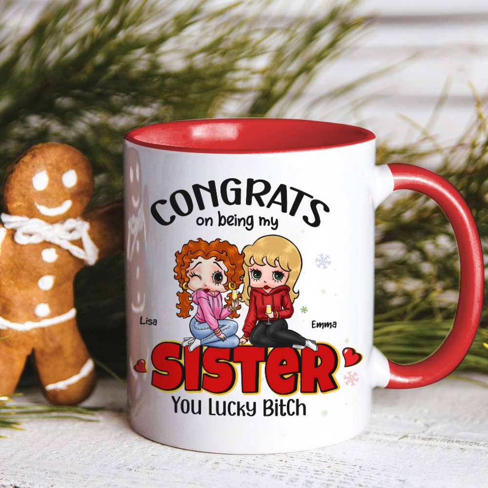 Personalized Sister Mug - Funny Best Friend Gift Coffee Mug PopCulturePrints