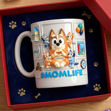 Load image into Gallery viewer, #MOMLIFE - Personalized Mom Life Coffee Mug | Perfect Gift for Mom &amp; Grandma Coffee Mug PopCulturePrints
