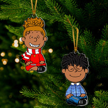 Load image into Gallery viewer, &quot;Joyful Moments Await!&quot; - Personalized Christmas Ornament for Kids - Perfect Gift for Children, Family, and Friends Ornament PopCulturePrints
