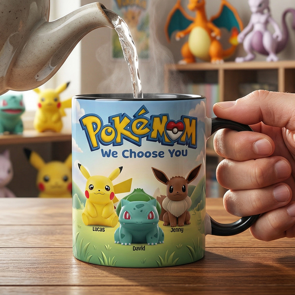PokeMom Magic Coffee Mug - Personalized Gifts for Mother Coffee Mug PopCulturePrints