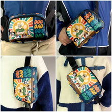 Load image into Gallery viewer, “Celebrating Dog Dads Everywhere” - Custom Retro Dog Dad Crossbody Belt Bag - Perfect Gift for Dog Lovers, Fathers &amp; Pet Owners Crossbody Belt Bag PopCulturePrints
