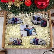 Load image into Gallery viewer, Personalized Camping Lovers Photo Ornament Ornament PopCulturePrints

