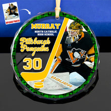 Load image into Gallery viewer, Personalized Ice Hockey Christmas Ornament Ornament PopCulturePrints
