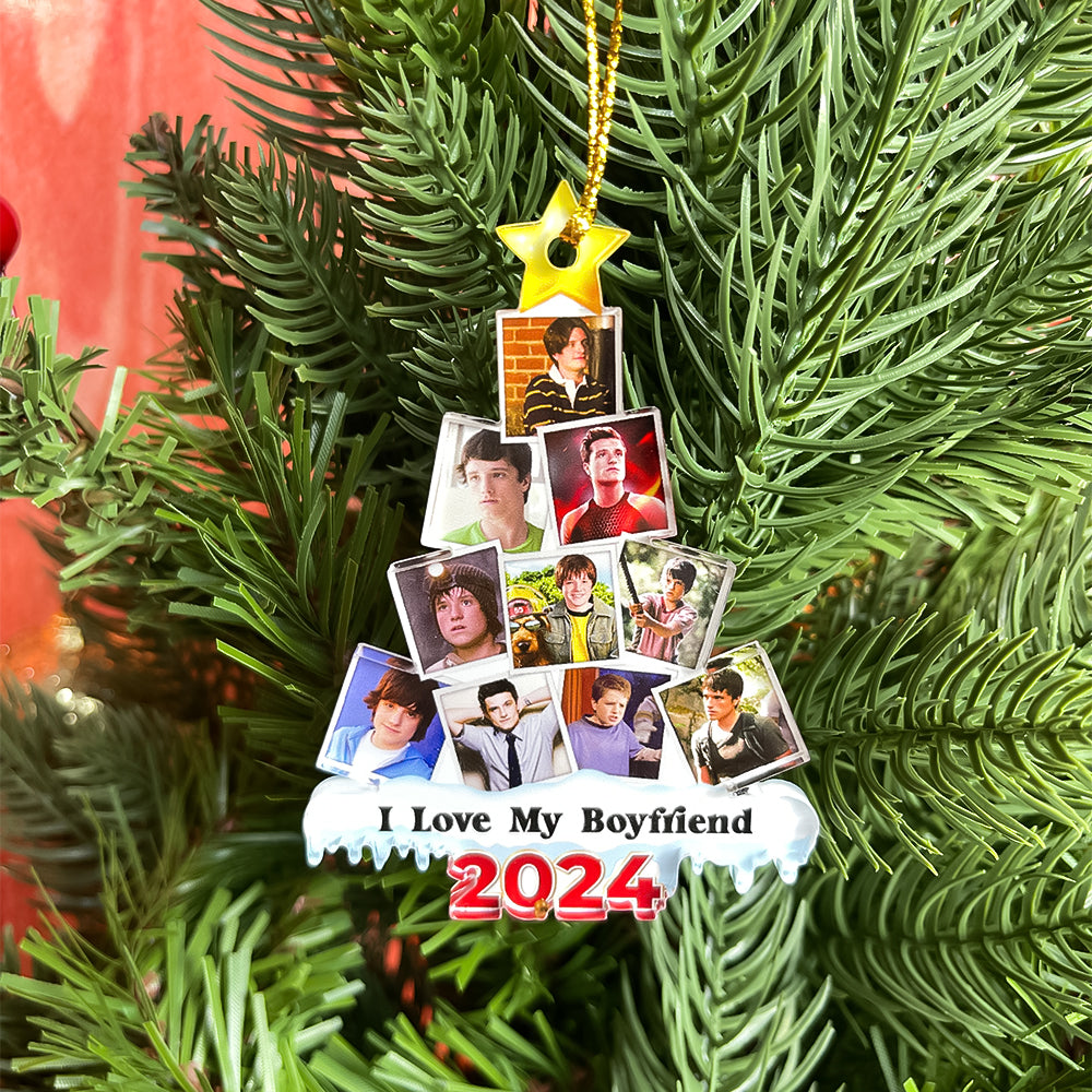 Personalized Photo Fan Christmas Ornament 2024 Ornament PopCulturePrints