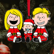 Load image into Gallery viewer, Custom Family Christmas Cartoon Ornament - Personalized Holiday Decor
