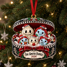 Load image into Gallery viewer, “Bring Home the Spookiness!” – Cute Spooky Dumpling Family Acrylic Ornament - Personalized Christmas Gifts for Families
