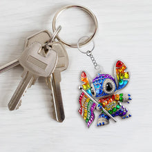 Load image into Gallery viewer, &quot;Celebrate Love and Pride&quot; - LGBT Keychain, Customizable Gift for Friends, Family, &amp; Allies Keychains PopCulturePrints
