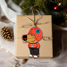 Load image into Gallery viewer, Custom American Football Fan Acrylic Ornament Ornament PopCulturePrints
