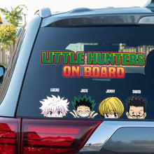 Load image into Gallery viewer, Little Hunters On Board Personalized Car Decal Decal Sticker PopCulturePrints
