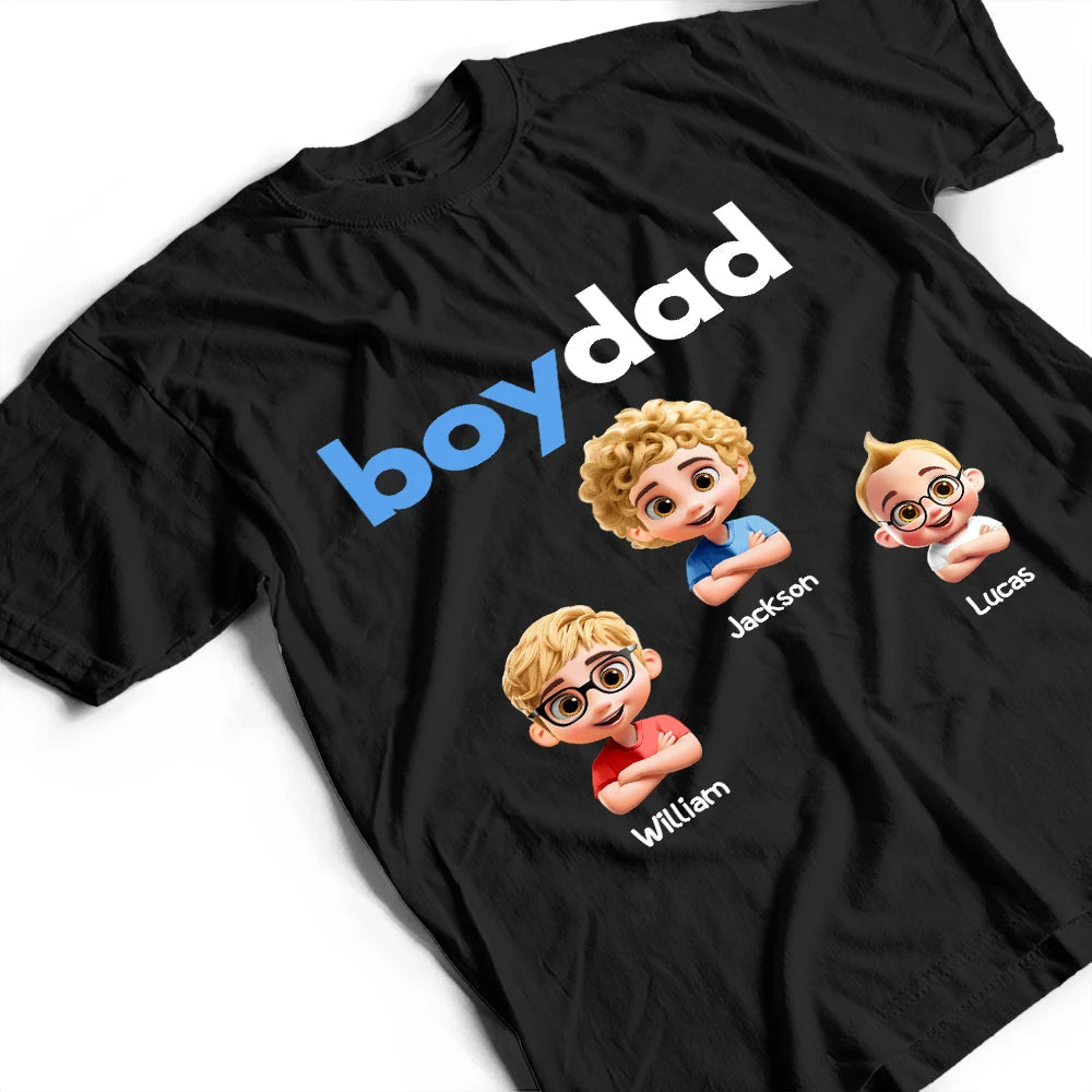 "Girl Dad" - Personalized T-Shirt for Dads with Daughters T-shirt PopCulturePrints