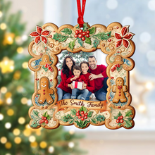 Load image into Gallery viewer, Personalized Family Christmas Ornament - Custom Photo Gift
