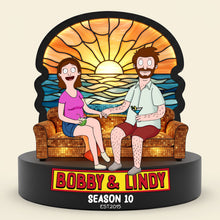 Load image into Gallery viewer, Love Illuminated: Beach Couple Light Box - Personalized Gift for Couples Light Box PopCulturePrints
