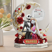 Load image into Gallery viewer, True Love Shines: Personalized Married Couple Acrylic Plaque - Unique Custom Gift for Newlyweds, Couples, Anniversaries Shaped Plaques PopCulturePrints
