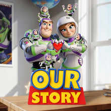 Load image into Gallery viewer, Celebrate Your Family with Our Story - Personalized Family Plaque Shaped Plaques PopCulturePrints
