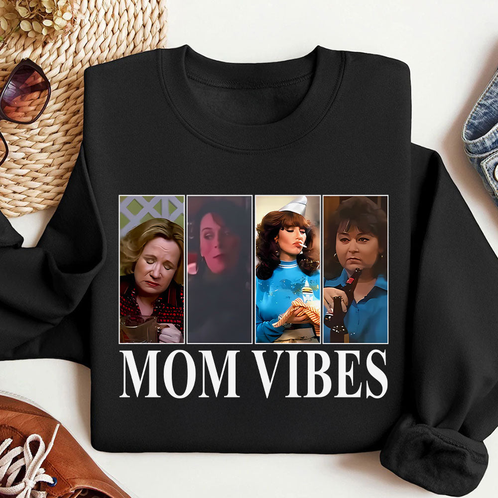 Mom Vibes | Funny Cool Mom Trendy Shirt Shirts PopCulturePrints