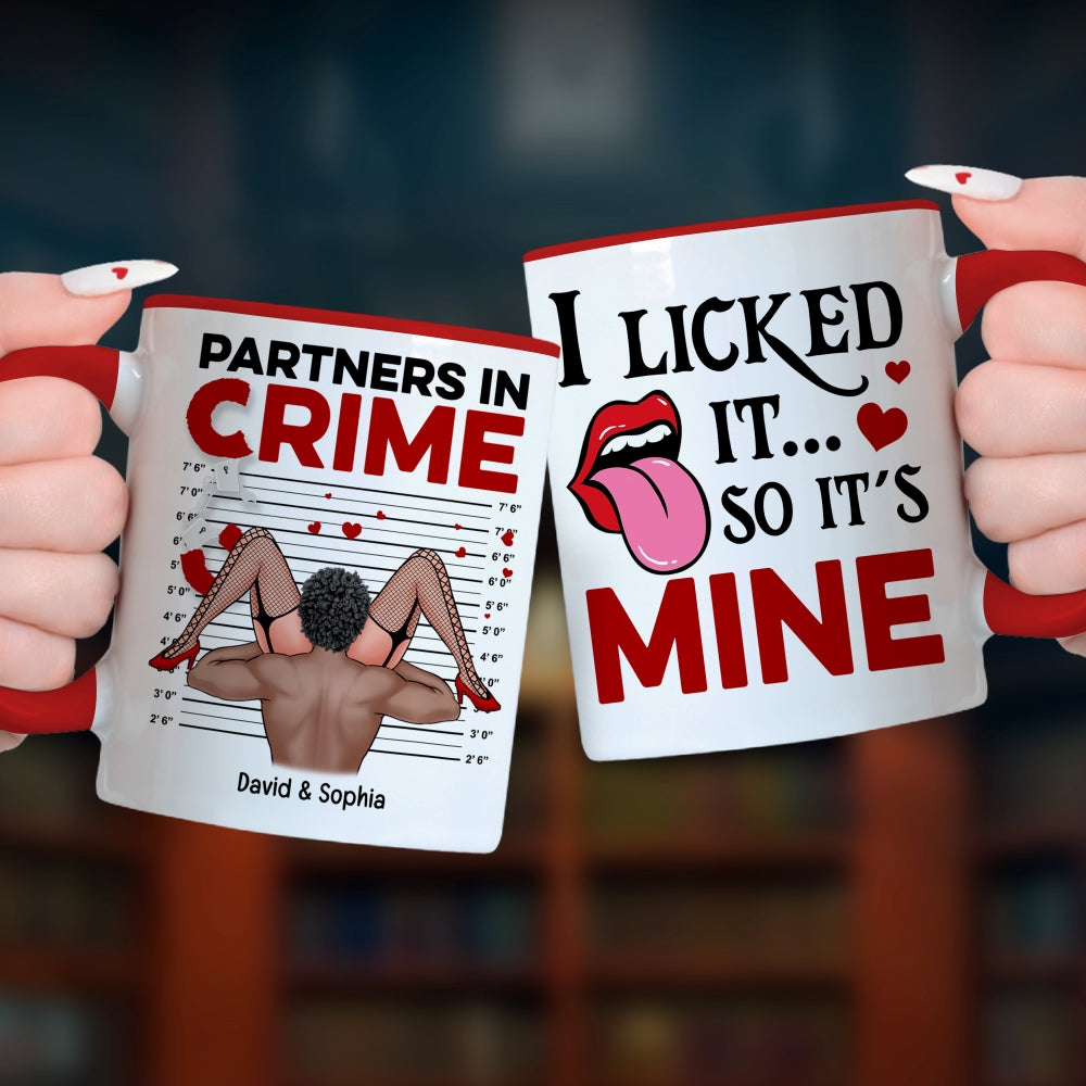 Personalized Partners in Crime Coffee Mug for Couples Coffee Mug PopCulturePrints