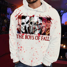 Load image into Gallery viewer, Horror Icons Boys of Fall Hoodie - Chilling Halloween Graphic Sweatshirt
