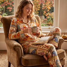 Load image into Gallery viewer, Fall into Comfort: A Soft Autumn Pajama Set - Personalized Gifts
