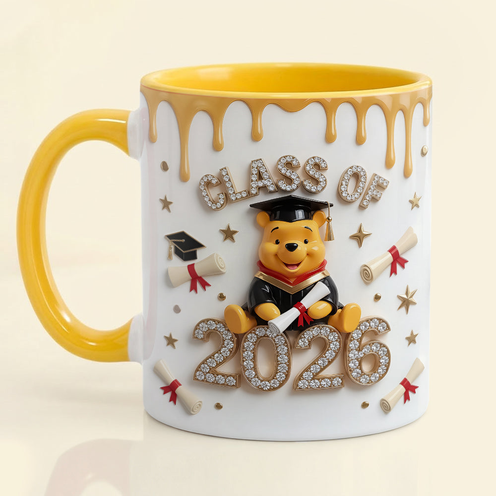 Celebrate Your Achievement: Personalized Congrats Graduate Accent Mug - Ideal Gift for Graduates Coffee Mug PopCulturePrints