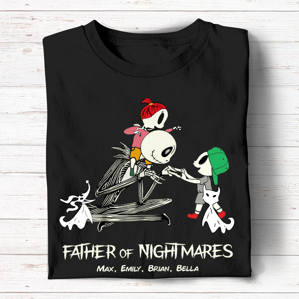 Personalized Father of Nightmares T-Shirt for Dad