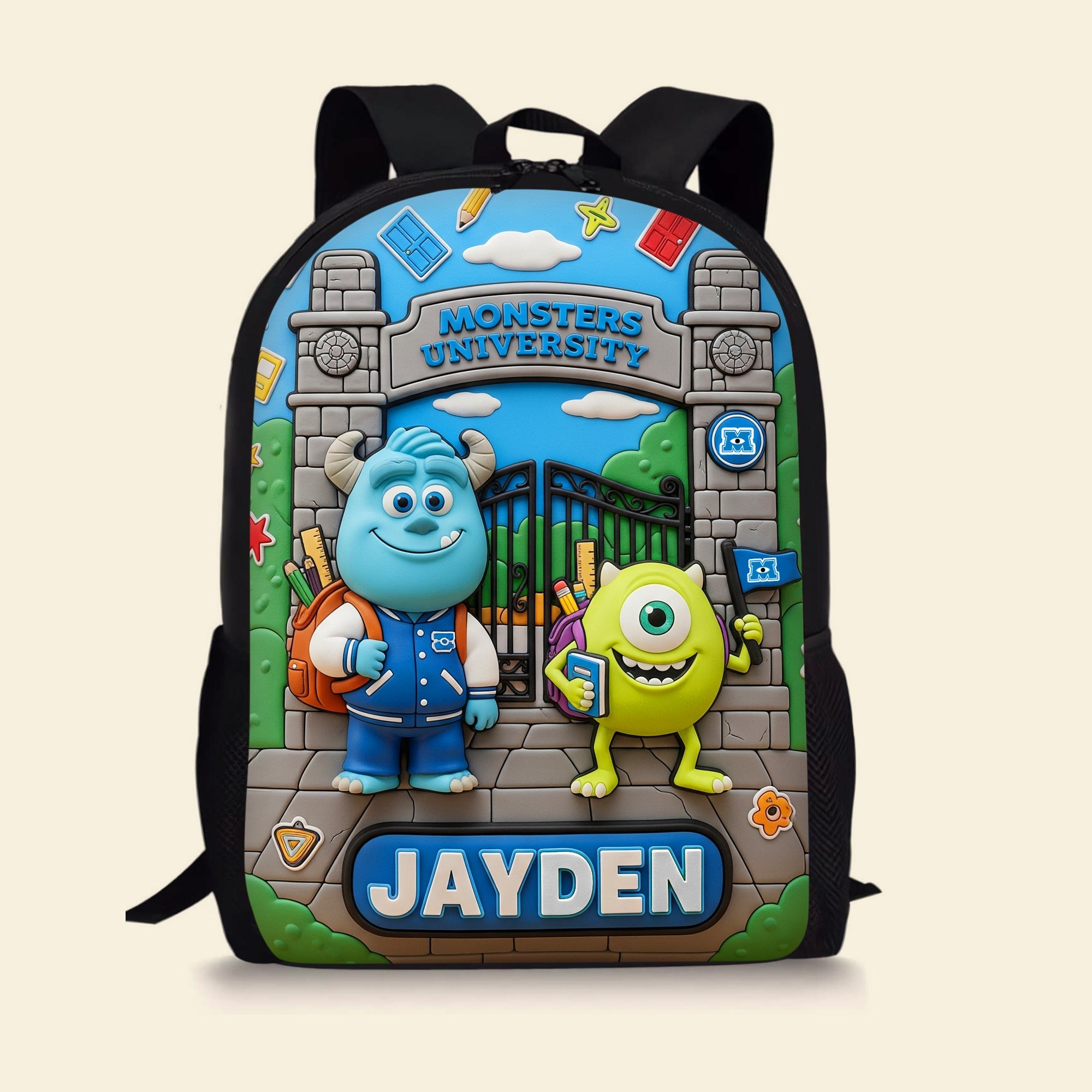 Be Cool and Stylish: Personalized Cute Little Kids School Bag - Perfect Gift for School Goers Backpack PopCulturePrints