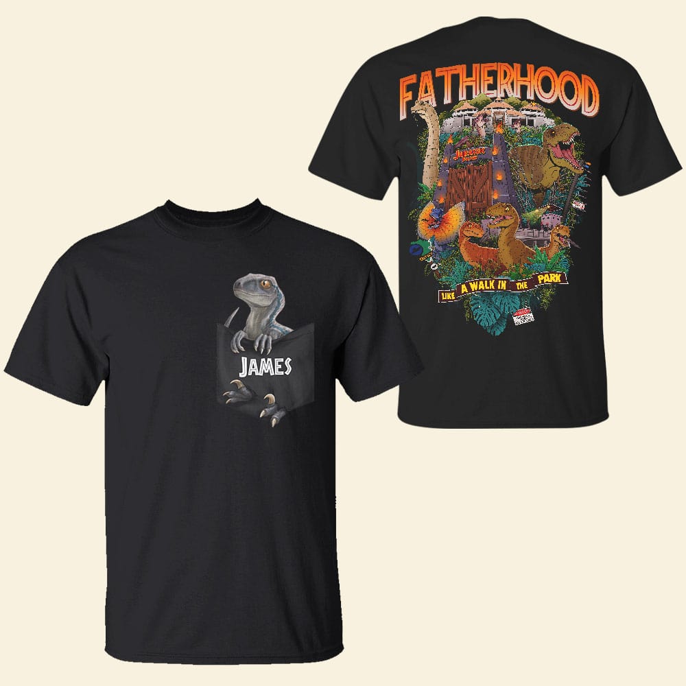 Personalized Fatherhood Park Adventure T-Shirt