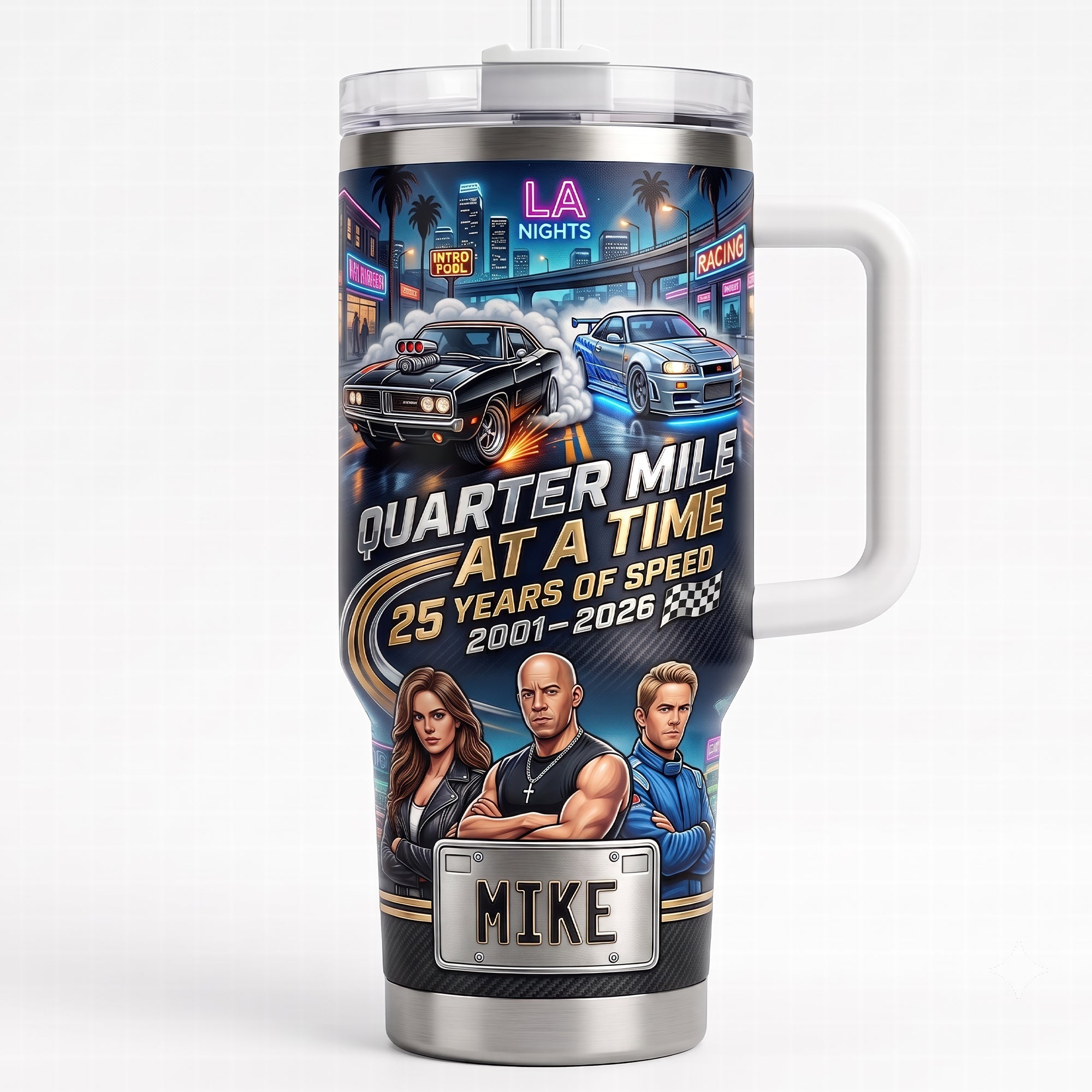 Celebrate 25 Years Of Legacy - Personalized 40oz Tumbler With Handle