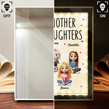 Load image into Gallery viewer, Like Mother Like Daughters - Personalized LED Mirror Frame Lamp - A Meaningful Gift for Moms and Daughters Mirror Frame Lamp PopCulturePrints
