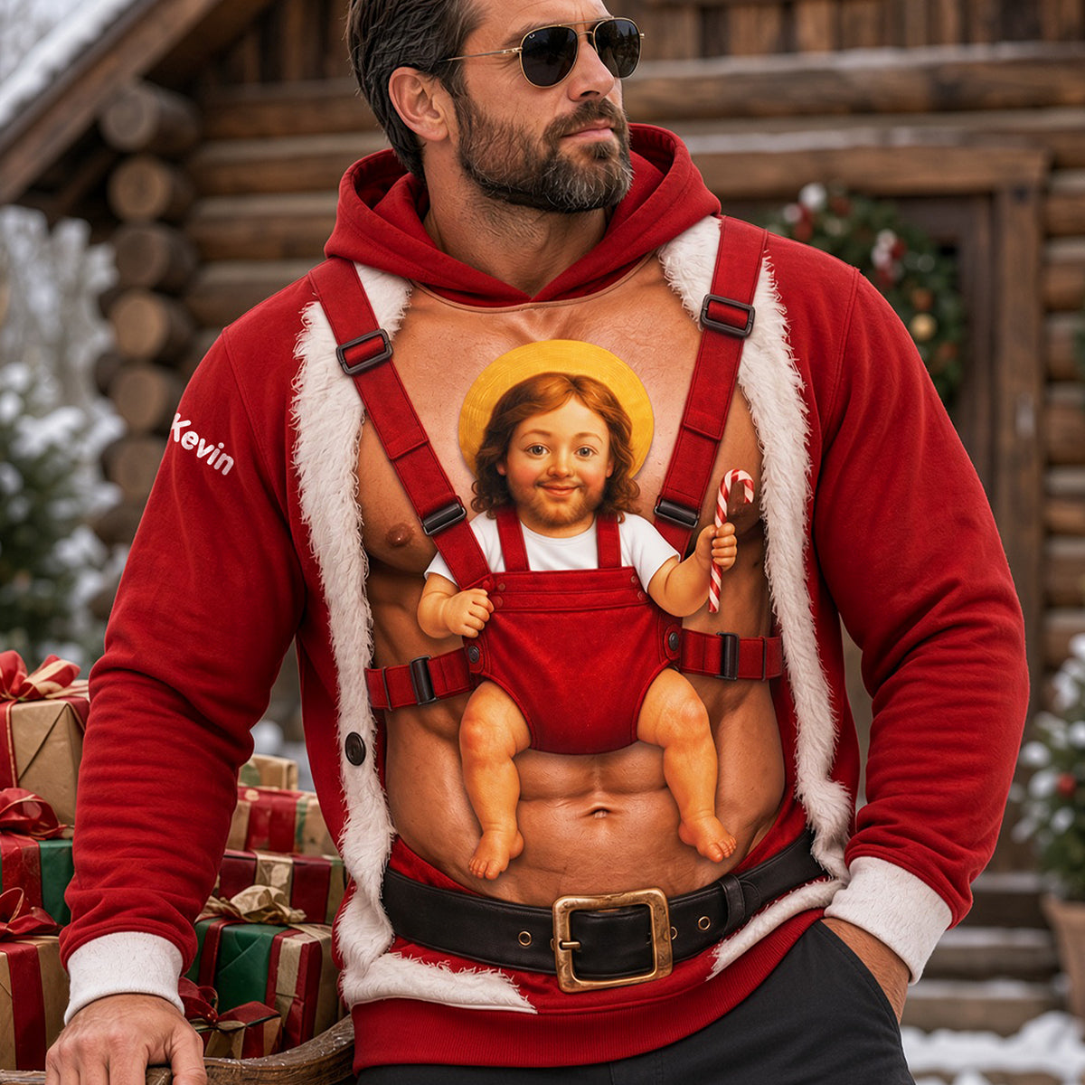 Funny Santa Baby Shirt - Personalized Christmas Gift for All