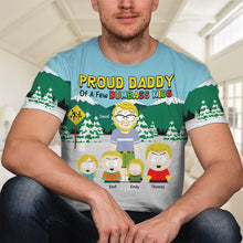 Load image into Gallery viewer, Proud Mom of a Few Dumbass Kids - Personalized 3D Shirt for Mother&#39;s Day AOP Products PopCulturePrints
