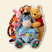 Load image into Gallery viewer, It's Okay to Be Different - Personalized Autism Pillow for Kids Pillow PopCulturePrints
