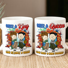 Load image into Gallery viewer, Personalized Couple Coffee Mug - King &amp; Queen Design Coffee Mug PopCulturePrints
