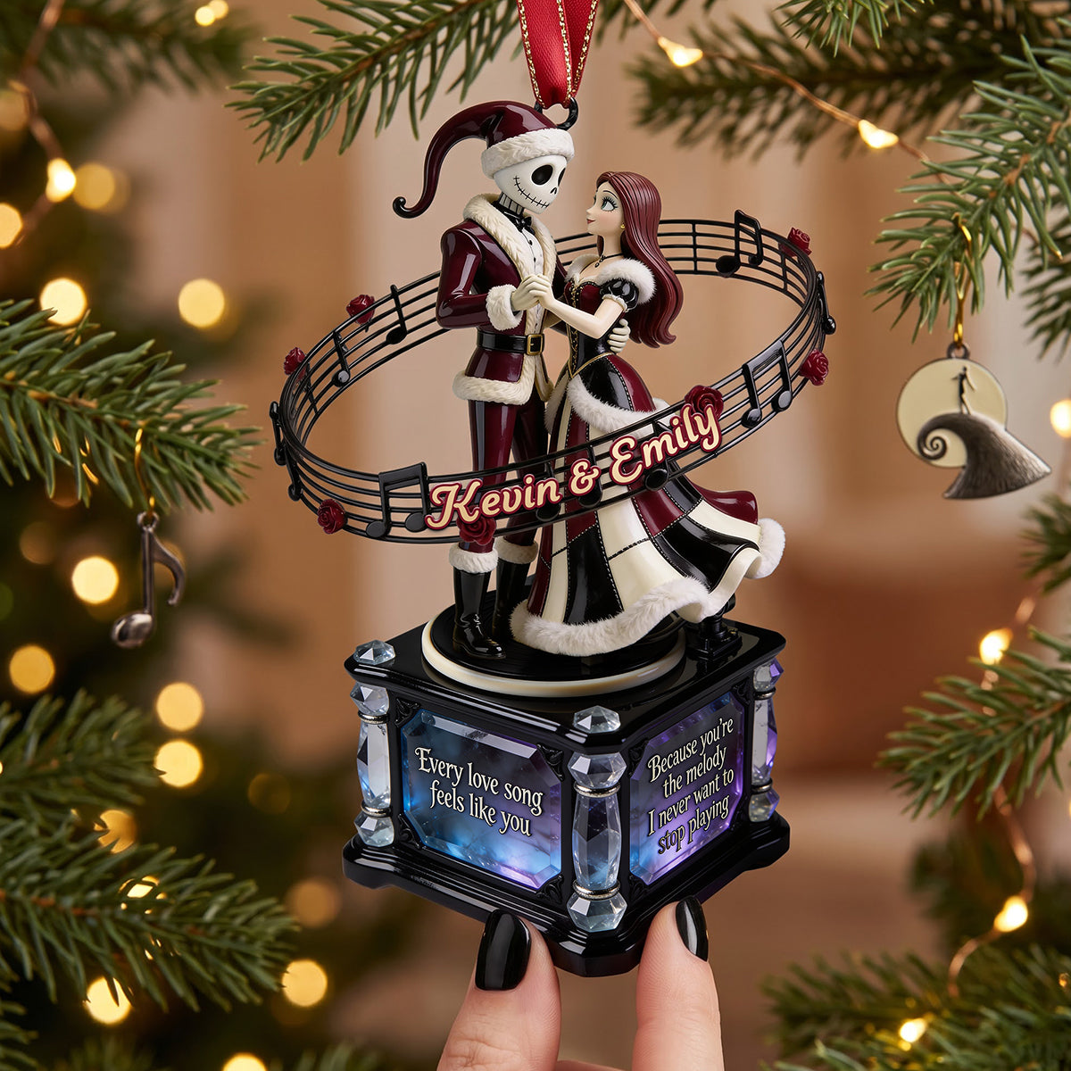 Eternal Choir Of Love Acrylic Ornament - Personalized Christmas Gifts For Couples 03tota110826 Ornament PopCulturePrints