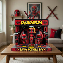 Load image into Gallery viewer, Celebrate Mom's Superpowers! Personalized Mother’s Day Hero Squad Acrylic Plaque Shaped Plaques PopCulturePrints
